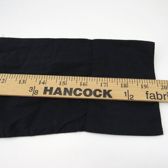 DCC Women's Black Long Sleeve V-Neck Blouse with Embroidered Neckline Size L - Picture 6 of 9